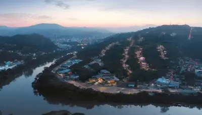 Vista do bairro Ponta Aguda em Blumenau para comprar imóvel na planta